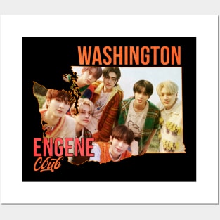 Washington ENGENE Club Enhypen Posters and Art